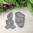 donald.jpg Donald Duck Cookie Cutter Set of 2