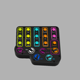 corvette c8R button box 5.png Fichier STL CORVETTE C8R 2020 BOÎTE À BOUTONS・Modèle imprimable en 3D à télécharger