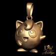4.jpg Jigglypuff Pokemon Pendant