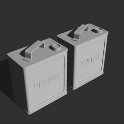 1_35_2Gallon_Cans.png Free STL file 1/35 British 2 Gallon can (water and petrol)・3D print object to download