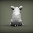 Baby-pig-sitting5.jpg Baby pig sitting 3D print model