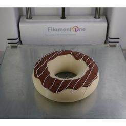 720X720-donut1.jpg Free STL file 2 Color Donut・3D print object to download, filamentone