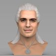 untitled.1722.jpg Geralt of Rivia The Witcher Cavill bust full color 3D printing