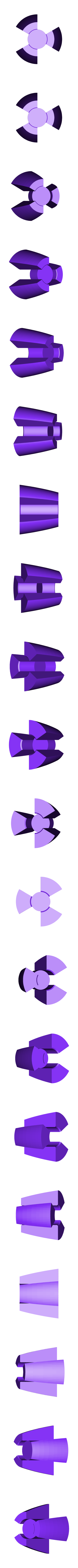 A000_107_fusee_tintin_haut_blanc.stl Tintin Rocket