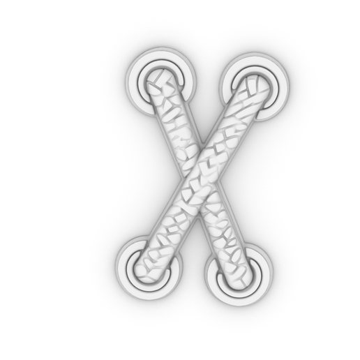 Bumper braided strips, creative car decals