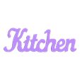 Kitchen.STL Kitchen LETTER