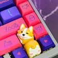 01.jpg Puppy Corgi keycaps - Mechanical Keyboard