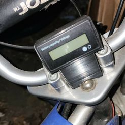 20231216_154936.jpg Razor MX350 Dirt Bike - Handlebar Mounted Voltage Meter Mount V2