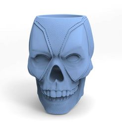 0_0.jpg Deadpool Skull Matte for 3d printing