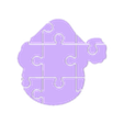Jack 1 Black.stl Christmas puzzles for magnets