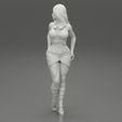 Girl-0024.jpg Woman wearing high heel shoes and mini skirt 3D print model