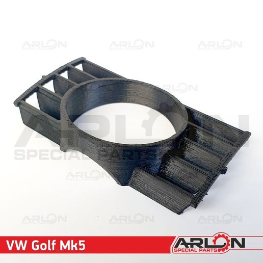 VW Golf MK5 3.jpg Air Vent Gauge Pod, 52mm, Fits VW Volkswagen Golf 5 MK5 "Arlon Special Parts"