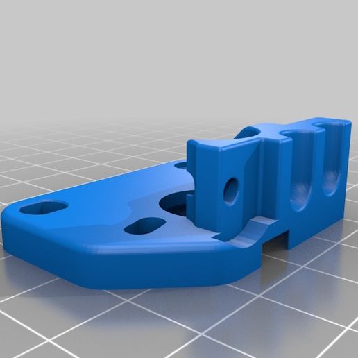 Modified MK8 Extruder base for Flexible Filament