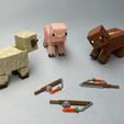 Minecraft-Pigs-Dummy-13.jpg 威廉与木乃伊 13 - 铰接模型包 - 快乐食尸鬼版