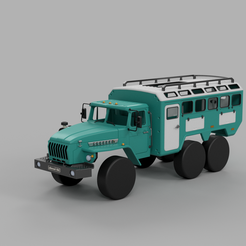 4320-6x6-expedition-cab-1.png 3D file Crawler 4320 6x6 Expedition Cab - 1/10 RC body attachment・3D printable model to download