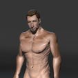 2.jpg Naked Old Man-Rigged 3d game character Low-poly 3D model