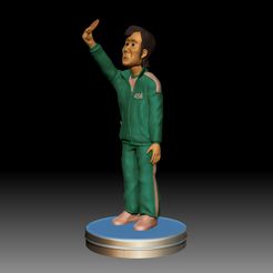 foto6.jpg Archivo STL Seong Gi-hun de Squid Game (jugador 456 de la sexta ronda) 오징어 게임 Ojing-eo Geim・Modelo para descargar y imprimir en 3D
