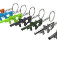 SMG_Keychain_1.3580.jpg Pacote de chaveiros Halo - 13 modelos para impressão - STL - Uso comercial