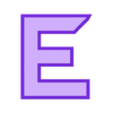 E.stl Letters and Numbers ROBOCOP | Logo