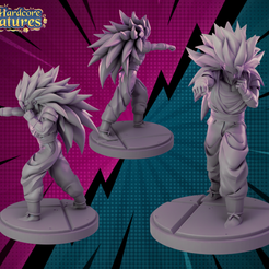 gumroad-11.png Fichier STL MARVEL CRISIS PROTOCOL GOKU SSJ3 PRESUPPORTED INCLUDED・Modèle pour impression 3D à télécharger