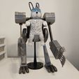 Front.jpg Snowball 'Snuffles' Robot - Articulating 'Rick and Morty'