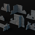 Untitled24.png Ruines modulaires de science-fiction - Kill Team Terrain (Damage Set)