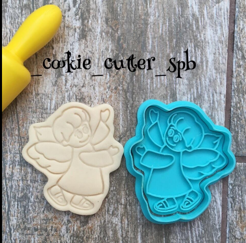 Cookie cutter angel - 3D model önizlemesi