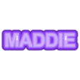 Maddie_Base.stl Customizable Light Up LED Text Sign