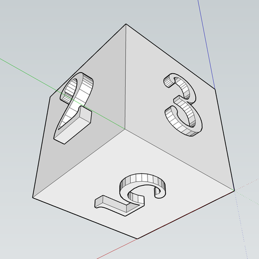 🔢 Cubo de números・Archivo STL para Impresión 3D・Cults