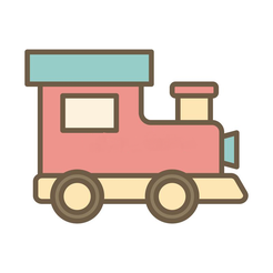 Train.png STL file Train Silhouette Cookie / Fondant Cutter・Template to download and 3D print