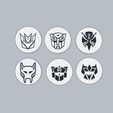 Captura-de-pantalla-2022-12-26-204557.jpg 3D file TRANSFORMERS COASTERS・3D printing design to download
