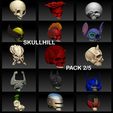 skulls-mega-pack-2.jpg COMPLETE COLLECTION OF SKULLS (update 91 different models)