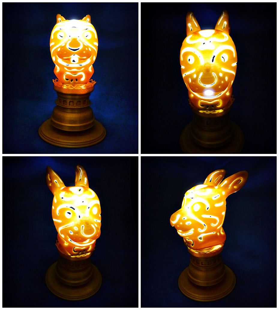 lamp_11.jpg Download free STL file Bunny Lamps • 3D printable template, mingshiuan