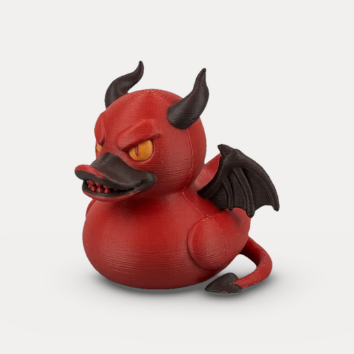 Demon Rubber Duck - Horror Figurine 3D model