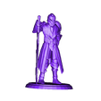 ArmoredWarrior_SwordInGround.stl Armored Warrior (multiple poses)