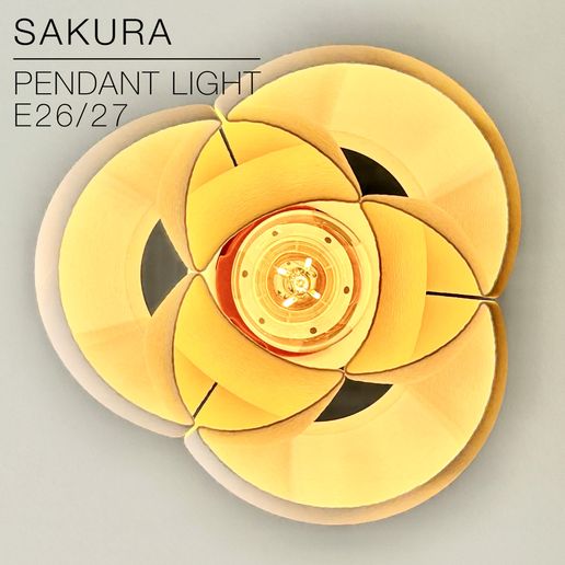 SAKURA_pendant-light_white_bottom-view.jpg SAKURA | Pendant Light E26/27