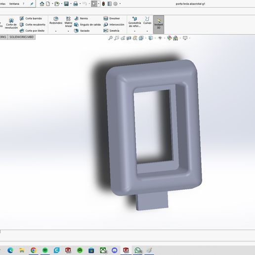 Keyholder for Vw gol golf senda saveiro voyage fox parati scirocco 3D model