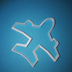 IMG_20201031_181542.jpg STL-Datei Airplane Cookie Cutter kostenlos・3D-Druck-Idee zum Herunterladen