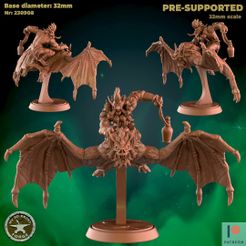 230908-Bat_Rider1.jpg Файл 3D Batrider Troll・3D-печатная модель для загрузки