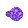 Boxing-ring-4_19(solid).stl Boxring mit Totenkopf