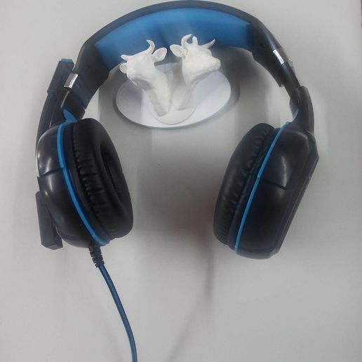 brahmin-headpone.jpg Support de casque pour têtes de brahmanes montées
