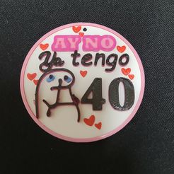 IMG-20230929-WA0000.jpeg Fichier STL Flork J'ai 40 ans・Plan à imprimer en 3D à télécharger