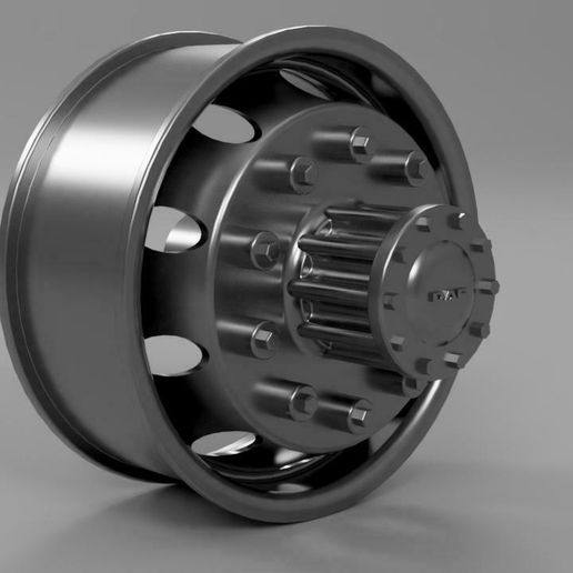 🚚 Daf XF105 Truck Wheels 1/24・ STL File for 3D printing・Cults
