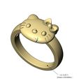 volume1.jpg Hello kitty band US sizes 5to10 3D print model