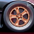 a2.jpg VDA 5 spokes Wheel Set front and rear 3 offsets for diecast