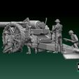 34-9.jpg British soldiers ARTILLERY ww2 and Howitzer Mark VI UK
