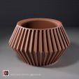 vase-1009-A-ridged-pot-vase-01.jpg Ridged planter vase