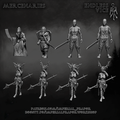 1.png Fichier 3D Mercenaires・Modèle à télécharger et à imprimer en 3D