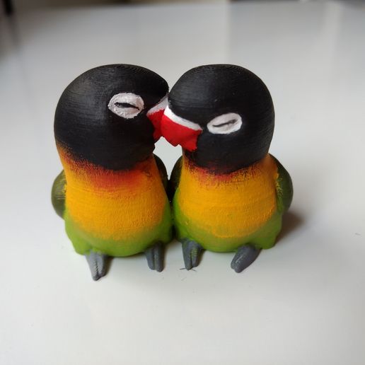❤️‍🔥 Love Birds・Free STL File for ・Cults
