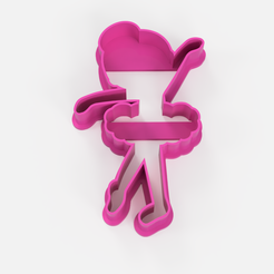 bailarina oficial.png Archivo STL dancer cookie cutter cutting - cortante galleta bailarina・Diseño para descargar y imprimir en 3D